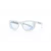SHADEZ Blue Light White Teeny Gafas infantiles para dispositivos digitales, 3-7 años