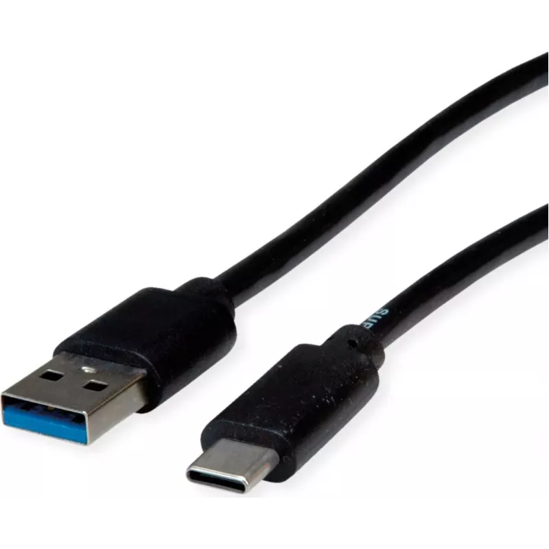 ROLINE RM cable USB 3.2 Gen 1, USB A-C, ST/ST, negro, 3 m 11.45.9013