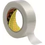 3M Scotch cinta adhesiva de filamento 8956, transparente, 50 mm x 50 m, 0,131 mm de grosor, soporte de film PP, 1 rollo 89565050
