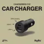 Aqiila CHARGEBIRD CC2 cargador para coche negro, 32 vatios (AQCCCC2CBI403)