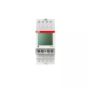 ABB DWA2 Interruptor crepuscular astronómico 2 canales carril DIN 16A 230V AC 2CSM222501R1000