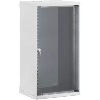 Intellinet Armario de red de pared 19 pulgadas, Basic Line, 20U, 400 mm de profundidad, gris 716741