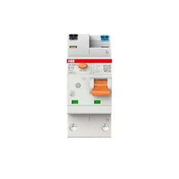 ABB Interruptor de protección contra incendios con MCB integrado SX-ARC1-B16, 16 A, 1P+N, 6 kA, curva B, 2 módulos 2CSA255908R9165