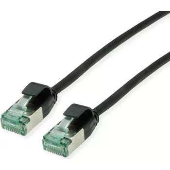 ROLINE RM U/FTP Cable de parcheo Cat.6A/Class EA SLIM Negro 1m - FTP (21.45.3353)