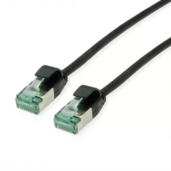 ROLINE RM U/FTP Cable de parcheo Cat.6A/Class EA SLIM Negro 1m - FTP (21.45.3353)