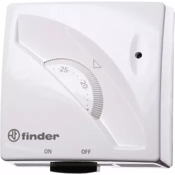 Finder 1T.01.1 Termostato de ambiente de superficie 7 a 30 °C (1T011)