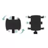 SBS Mobile Soporte de coche giratorio para salpicadero con clip para smartphones hasta 7 pulgadas, giro 360°, negro (TESUPPWHEELK)