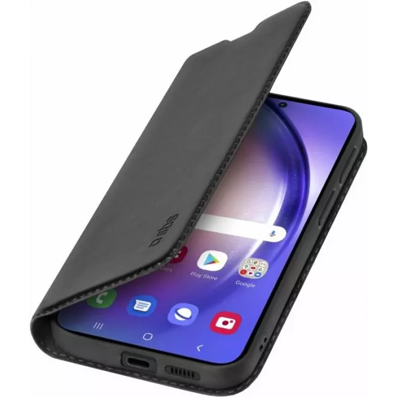 SBS Mobile Funda cartera para Samsung Galaxy A55 5G, negra TEBKLITESAA55K