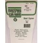 Evergreen Placa de poliestireno 300 mm x 150 mm x 0,13 mm, blanca, pack de 3 (9009)