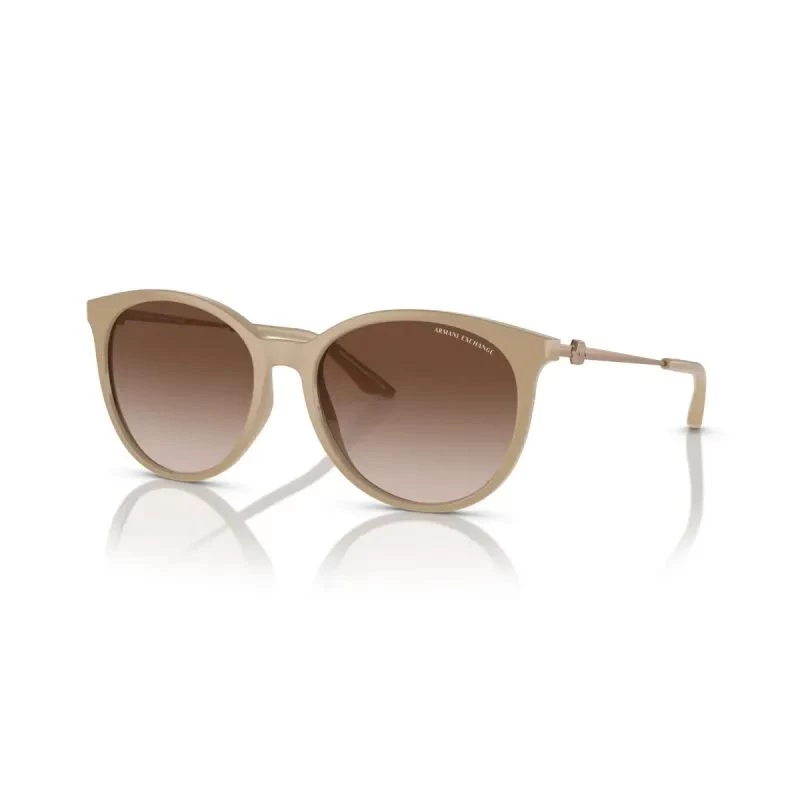 Armani Exchange Gafas de sol para mujer cuadradas AX4140S 834213 Havana Marrón Degradado 55/17/140 mm