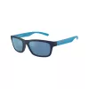 Arnette AN4340-275422 Gafas de sol unisex rectangulares, montura negra mate, lentes gris oscuro, 53mm