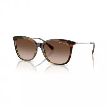 Gafas de sol de mujer Armani Exchange AX4151S, montura Havana marrón, lentes degradadas marrones, 55mm AX4151S821313
