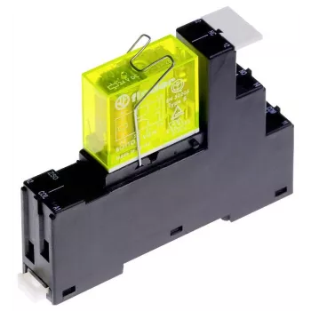 Relé Finder 48.12.9.024.5050M 24V DC DPDT 8A enchufable