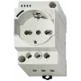 Toma de corriente para armario eléctrico Finder 7U.00.8.230.0010 gris (RAL 7035) 16A 230V carril DIN