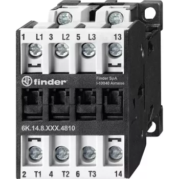 Contactor modular Finder 6K.14.8.230.4810 4NO 25A 230V AC carril DIN