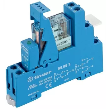 Relé de interfaz FINDER 49.52.7.024.0050 8A 2 CO 24V DC