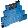 Finder módulo de relé de interfaz 38.51.7.024.5050, bobina 24 V DC, 1 contacto CO, 6 A, bornes de tornillo, carril DIN