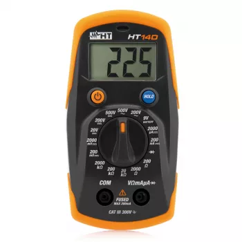 HT Instruments HT14D Multímetro digital CAT III 300 V, CAT II 600 V, 2000 cuentas 1010160