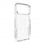 PURO Funda para Apple iPhone 17 Pro Transparente Blanca compatible con MagSafe