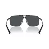 Armani Exchange Gafas de sol hombre rectangulares AX2050S609980 Negro mate/Gris oscuro 60mm