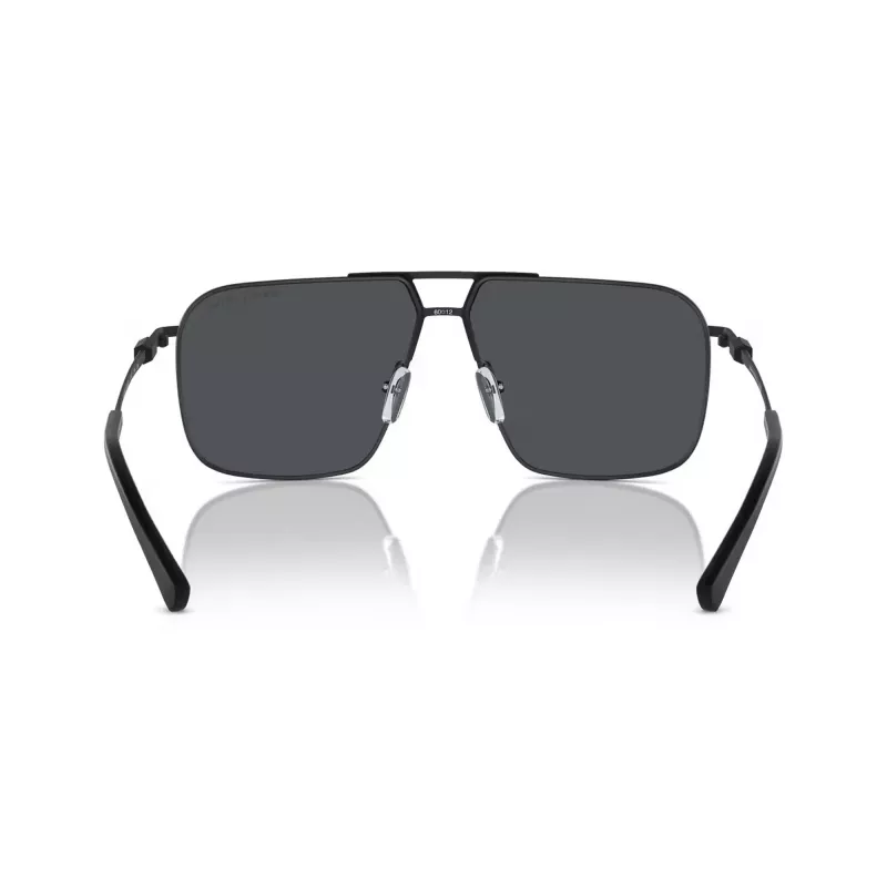 Armani Exchange Gafas de sol hombre rectangulares AX2050S609980 Negro mate/Gris oscuro 60mm