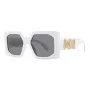 Versace VE4478U31487 Gafas de sol mujer Cat-Eye, montura negra, lentes grises, 56/18/145 mm
