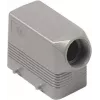 ILME MHO16.25 Carcasa de campana de aluminio fundido a presión, tamaño 77.27, entrada lateral, rosca M25, cierre de 4 tornillos, Gris