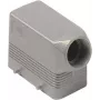 ILME MHO16.25 Carcasa de campana de aluminio fundido a presión, tamaño 77.27, entrada lateral, rosca M25, cierre de 4 tornillos, Gris