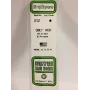 Evergreen 212 Varilla redonda de poliestireno 2 mm x 350 mm, 6 uds.