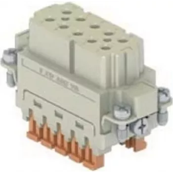 ILME CSAHF10 Módulo hembra 10P+PE plateado SQUICH 16A 250V tamaño 49.16