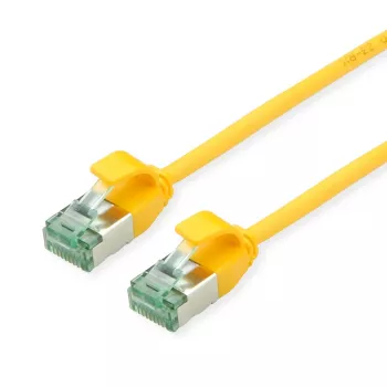 ROLINE RM Cable de red U/FTP Cat.6A Class EA Slim amarillo 0,5m 21.45.3322