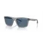Armani Exchange Gafas de sol rectangulares para hombre AX4149SU 83638 negro mate/gris oscuro