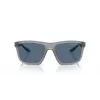 Armani Exchange Gafas de sol rectangulares para hombre AX4149SU 83638 negro mate/gris oscuro