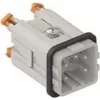 ILME CKSHM04 Módulo macho SQUICH 4P+PE 10A 400V contactos plateados tamaño 21.21