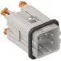 ILME CKSHM04 Módulo macho SQUICH 4P+PE 10A 400V contactos plateados tamaño 21.21