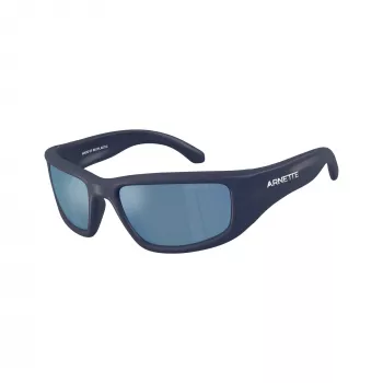 Arnette AN4358 275922 Gafas de sol rectangulares para hombre, montura negro mate, lentes grises, 58mm