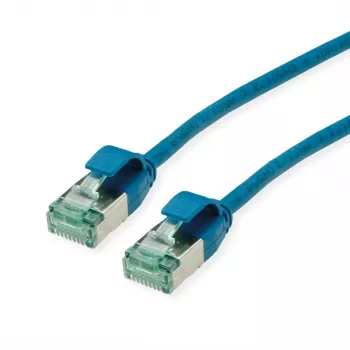 ROLINE RM Cable de red U/FTP Cat.6A/Class EA SLIM azul 0,5m - FTP 21.45.3342