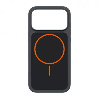 SBS Funda D3O Core para iPhone 18 Pro Max / 17 Pro Max, compatible con MagSafe, negro-naranja