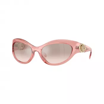 Versace VE4485 Gafas de sol para mujer – montura habana marrón, lentes degradadas marrones, 59mm VE4485-53228Z