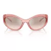 Versace VE4485 Gafas de sol para mujer – montura habana marrón, lentes degradadas marrones, 59mm VE4485-53228Z