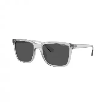 Armani Exchange Gafas de sol rectangulares para hombre AX4112SU82398 negro/gris 55-19-145