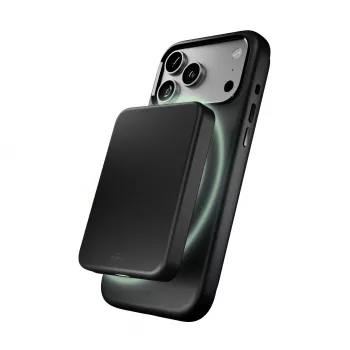 PURO Icon Funda magnética para Apple iPhone 17 Pro Max negra compatible con MagSafe