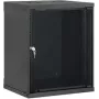 Intellinet Rack de pared 19 pulgadas, Basic Line, 12U, 400 mm de profundidad, Negro RAL 9005 (716697)
