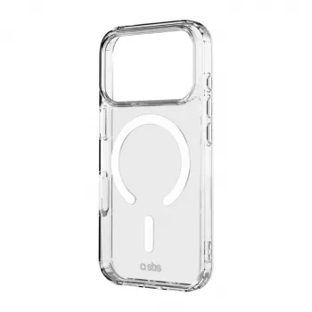 SBS Light Mag Cover Funda para iPhone 18 Pro Max / 17 Pro Max, compatible con MagSafe, transparente