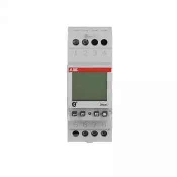 ABB DWA1 Temporizador astronómico digital Bluetooth, 1 canal, carril DIN, 230 V AC, 16 A 2CSM222511R1000