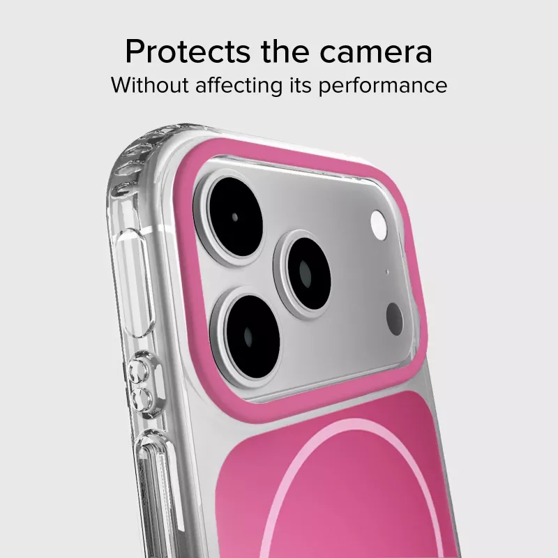 SBS Block Funda para iPhone 18 Pro Max, compatible con MagSafe, Rosa