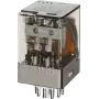 Finder 60.13.8.024.0 Relé industrial con LED, 3 CO, 24V AC, 10A, enchufable 601380240050