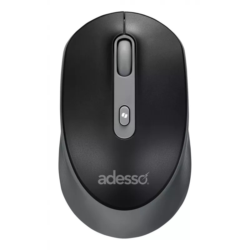 Adesso iMouse A30B Ratón óptico inalámbrico Negro-Gris 4 botones 1200 DPI
