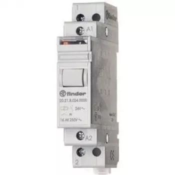 Finder Relé de impulsos 16A 250V 1NO 24V AC carril DIN 20.21.8.024.4000