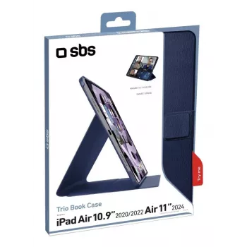 SBS Book Pro Funda tipo folio para iPad Air 11 pulgadas 2024 / 10,9 pulgadas 2022 y 2020 - Azul TABKPROIPAIR10924B